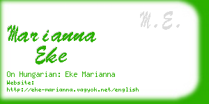 marianna eke business card